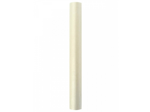 Organza smooth ivory - 36 cm x 9 meters