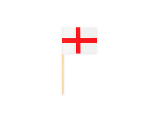 ST. GEORGE Flag Picks - 50 pcs