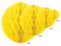 Hanging decoration yellow ball - 20 cm - 1 pc.