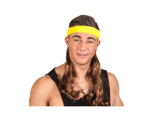 Opaska Wesley z włosami żółta