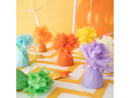 Obciążnik papierowy do balonów napełnionych helem - szaroniebieski - 140 g