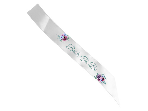 Bride To Be bachelorette party sash - 140 cm - 1 pc.