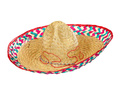 Sombrero meksykańskie słomkowe - 52 cm - 1 szt.