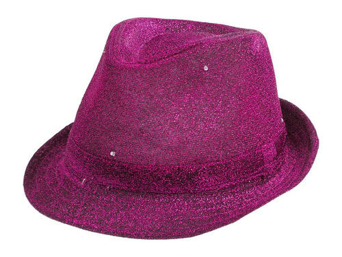 Purple glitter hat - 1 piece.