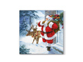 Christmas napkins Santa Claus - 33 cm - 20 pcs.