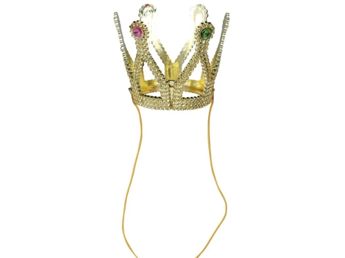 Tiara złota diadem Królowa - 1 szt..