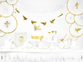 Doves banner - gold - 112 cm - 1 pc.