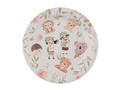 Talerzyki papierowe na Baby Shower Zwierzątka - 22,5 cm - 10 szt.