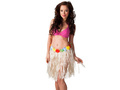 Hawaiian Skirt Flowers 45 cms straw