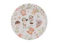 Talerzyki papierowe na Baby Shower Zwierzątka - 22,5 cm - 10 szt.