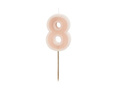 Candle no 8 - 1 pc
