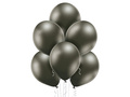 Glossy anthracite latex balloons - extra large - 50 pcs.