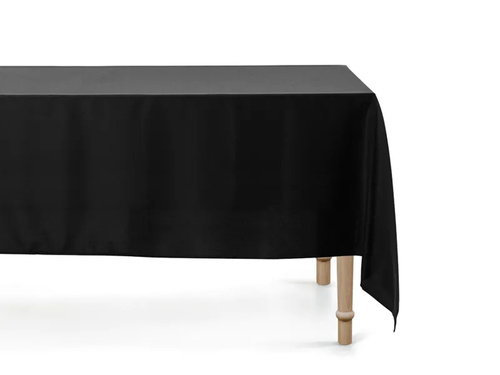 Obrus czarny - 180 x 300 cm - 1 szt.