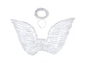 White angel wings wit halo