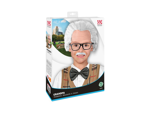 Nakrycie głowy Dziadka z wąsami i okularami