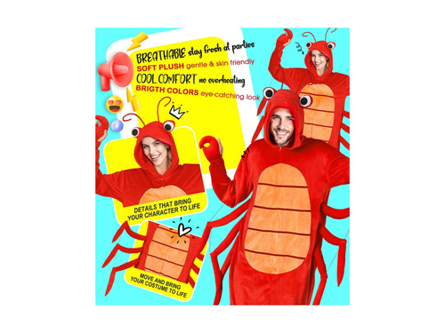 Pluszowy strój homara