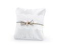 White ring pillow with roses - 1 pc.