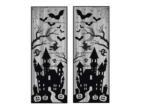 1 WITCH WINDOW DECORATION 102X213 CM