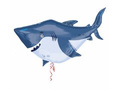 Shark foil balloon - 101 x 81 cm - 1 pc.