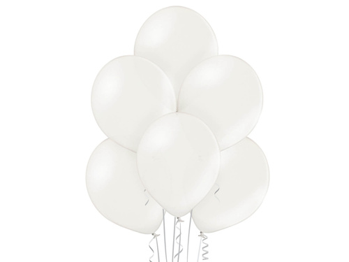 Metallic latex balloons large - 12 inches - pearl - 100 pcs.