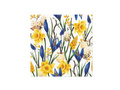 Paper napkins Sapphires and daffodils - 33 cm - 20 pcs.