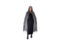 Peleryna z kapturem - czarna - 120 cm