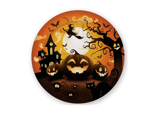 Halloween Paper Plates - 23 cm - 6 pc