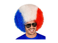 Peruka kręcona kibic - Francja