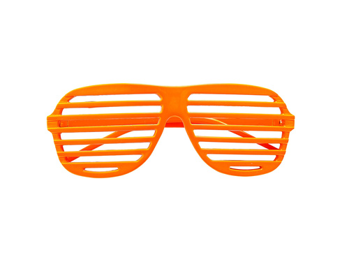 Shutter neon orange glasses - 1 pc