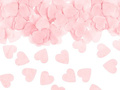 Paper confetti light pink hearts - 15 g