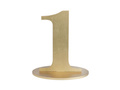 Dekoracja stołu cyfra jeden złota - 1 szt.