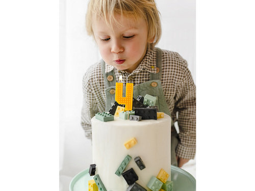 Blocks Candle no 4 - 1 pc