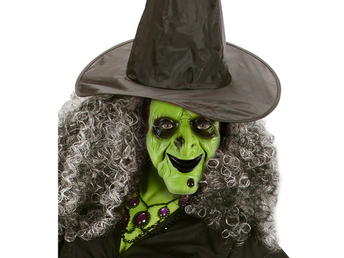 Witch mask - 1 pcs.