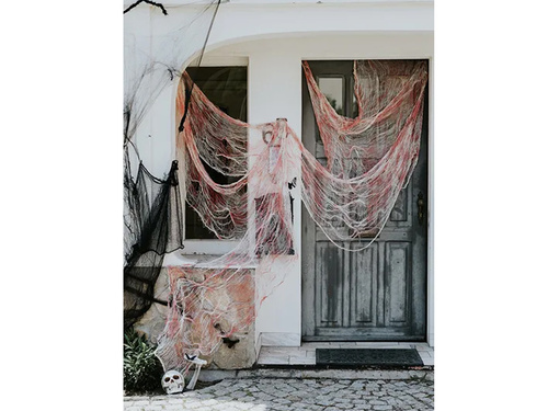 Zakrwawiony materiał na Halloween - 72 x 980 cm - 1 szt.