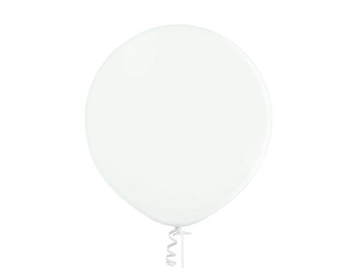 Balon lateksowy pastelowy biały - gigant 90 cm - 1 szt.