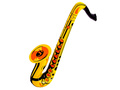 Dmuchany saksofon - 55 cm - 1 szt.