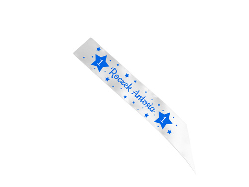 1st Birthday Sash "Mam już roczek" - 1 pc