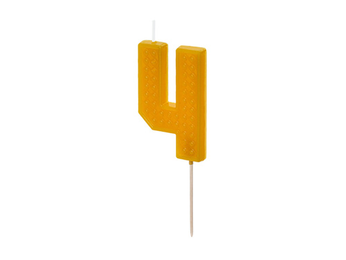 Blocks Candle no 4 - 1 pc