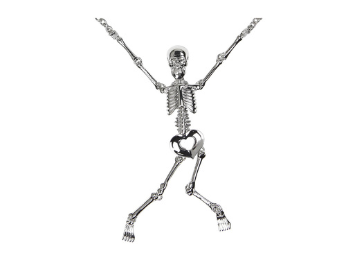 Silver skeleton Necklace