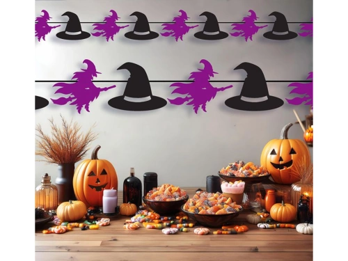 Bat Halloween garland - 300 cm - 1 pc