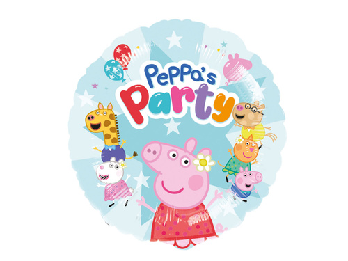 Peppa Pig Foil Balloon round - 43cm