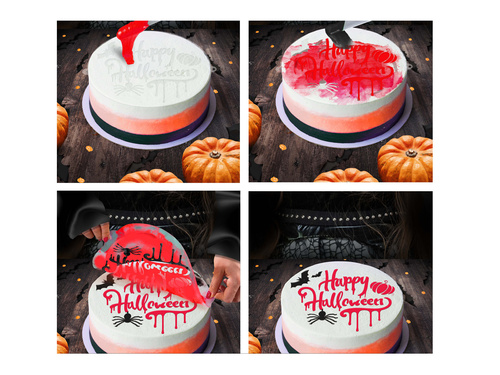Szablony do ciasta Happy Halloween - 1 szt. 