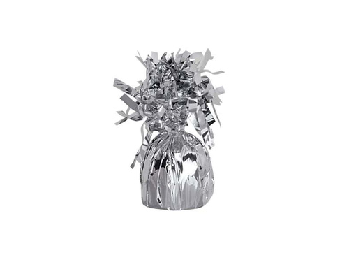 Foil weight for helium-filled balloons - silver - 176 g.