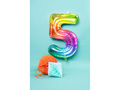 Number 5 Balloons SuperShape Foil Balloon - 86 cm - 1 pc