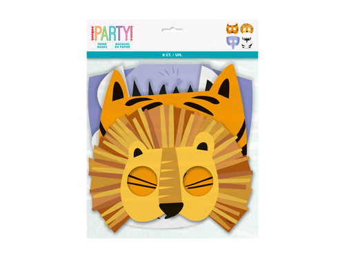 Safari set masks - 8 pcs.