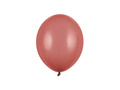 Balony lateksowe pastelowe burgundowy - średnie - 100 szt.