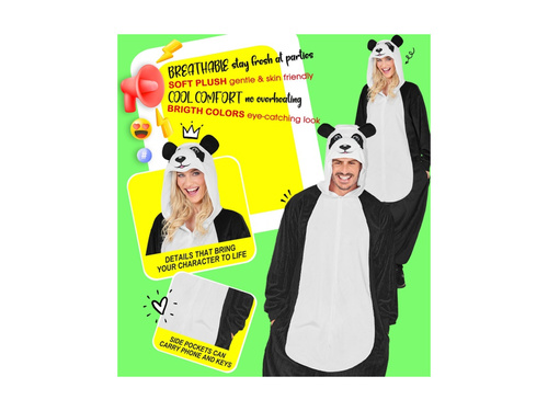 Pluszowy strój pandy