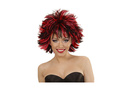 Czarno-czerwona peruka Steamy