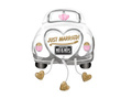 Balon foliowy Auto Just Married - 58 x 79 cm - 1 szt.