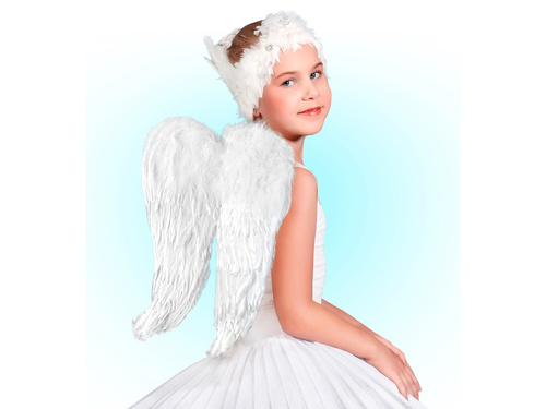 Angel wings white - 60 x 46 cm